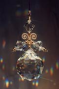 Feng Shui Crystal Mobiles - Large Angel