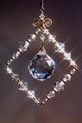 Feng Shui Crystal Mobiles - Small Diamond